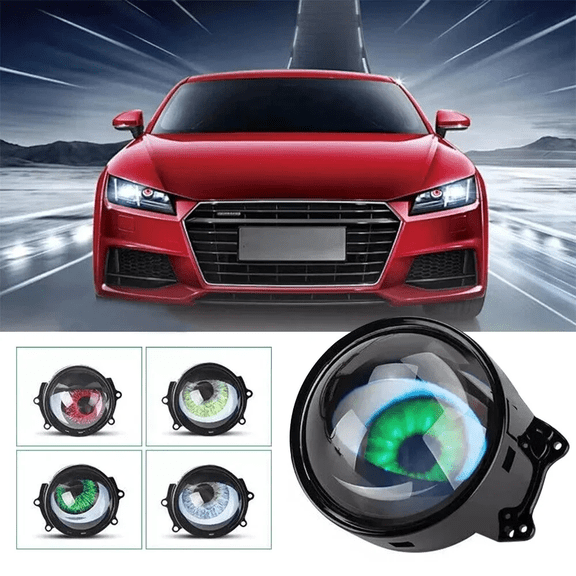 2025 Car Dynamic Devil Eyes Lights 3 Inch 12v Car WIFI Control Eyes Retrofit Kit-