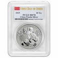 thumbnail image 1 of 2025 China 30 gram Silver Panda MS-70 PCGS (FDI, Flag Label), 1 of 3