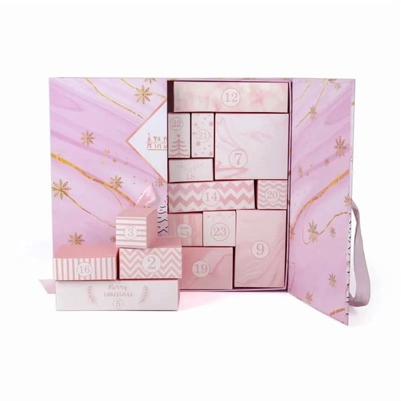 2025 Christmas Advent Calendar, 24 Days Countdown Calendar, Holiday Surprise Gift Box for Kids Family Holiday Gifts