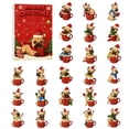thumbnail image 1 of 2025 Christmas Advent Calendar, 24 Days Countdown Calendar, Holiday Surprise Gift Box for Xmas Party Ornament Collection, 1 of 9