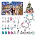 thumbnail image 1 of 2025 Christmas Advent Calendar Bracelets, 24 Days Xmas Countdown Calendar with DIY Charm Bracelets Kits for Christmas Party New Year Birthday Gifts, 1 of 8