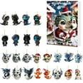 thumbnail image 1 of 2025 Christmas Countdown Advent Calendar with 24 Cute Acrylic Dragon Ornaments – Holiday Countdown for Kids, Adults, Tree, Home Decorations & Party Fun, 1 of 5