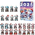 thumbnail image 1 of 2025 Christmas Countdown Calendar with Cute Panda Acrylic Ornaments – 24-Day Holiday Advent Calendar Gift Box for Family, Kids & Friends, 1 of 4