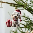 thumbnail image 1 of 2025 Christmas Dachshund Dog Tree Ornaments Cute 2D Acrylic Hanging Pendants Funny Sausage Dog Animal Decor for Holiday Party Home Decor Car Interior Wall Gifts Winter Decorations, 1 of 4