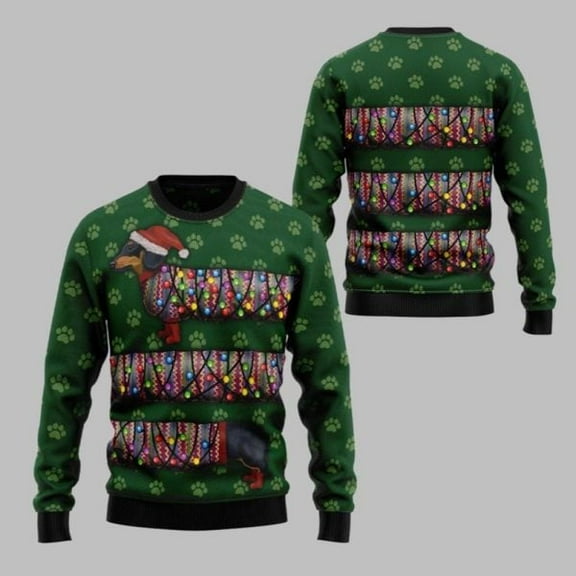 2025 Christmas Dachshund Ugly Christmas Sweater