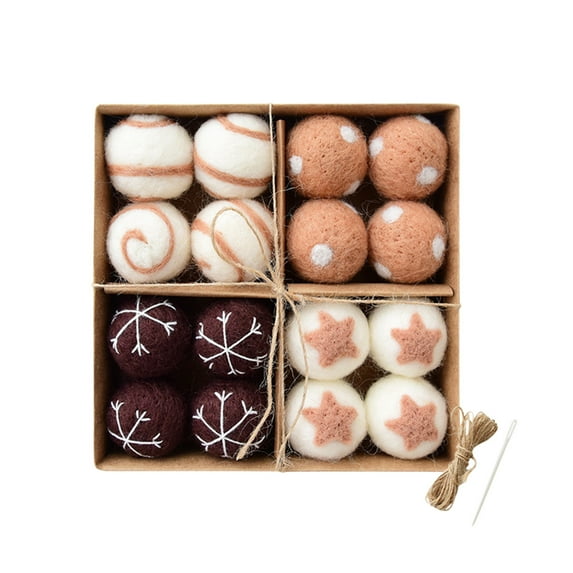 2025 Christmas Decorations, 24-Pack Colorful Hanging Ornaments with Storage Box, Multi-Use Tree Pendant Set for Xmas Home Party Decor