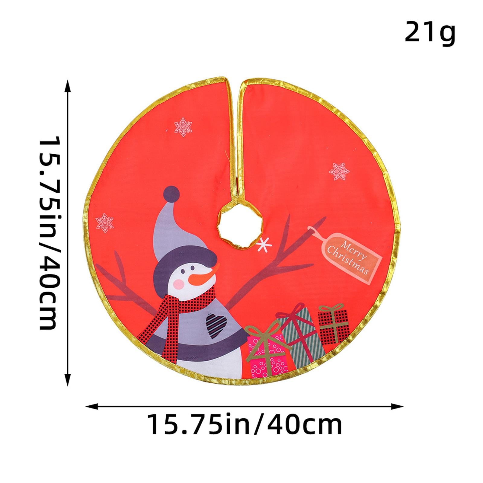 2025 Christmas Decorations Christmas Golden Border Tree Dress Layout