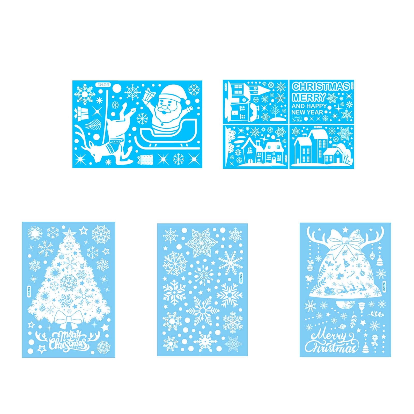 2025 Christmas Decorations Christmas Window Decorations Decals