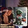 thumbnail image 1 of 2025 Christmas Dinosaur Countdown Surprise Advent Calendar Toy Set For Kids Holiday Party Festive, 1 of 7