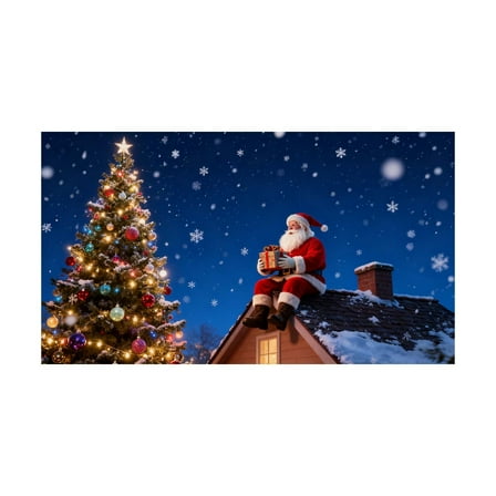 2025 Christmas Garage Door Cover Truck Holiday Banner Large Outdoor Festive Home Decoration Banner for Seasonal Celebrations