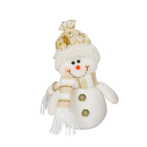 2025 Christmas Santa Claus Snowman Doll Christmas Ornament Cute Christmas Decoration Gift Plush Toys