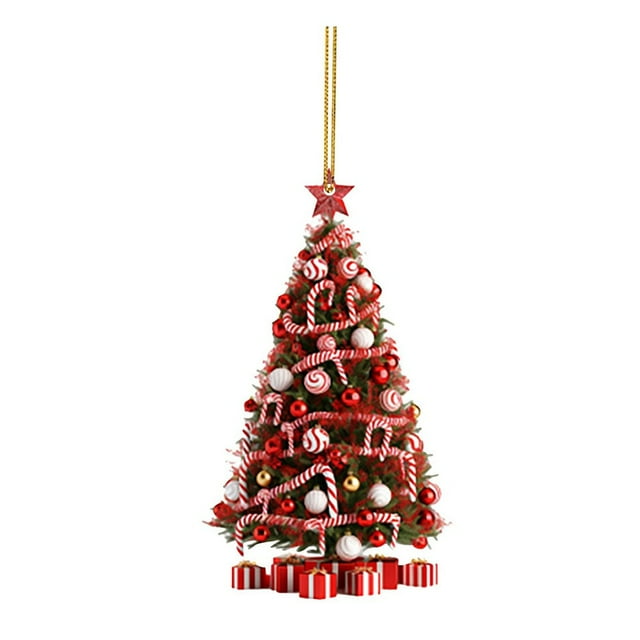 2025 Christmas Tree Hanging Ornaments Pendant Xmas Home Table Decor Gifts Happy New Year Decor
