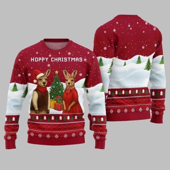 2025 Christmas Unique Hoppy Ugly Christmas Sweater