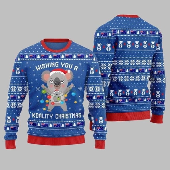 2025 Christmas Wishing You a Koality Christmas Ugly Christmas Sweater 004