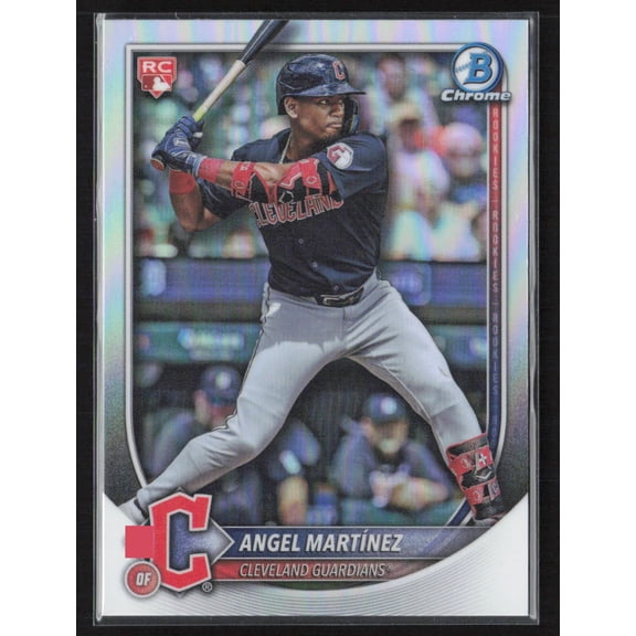 2025 Chrome Angel Martnez Red Rookie Redemption Refractor