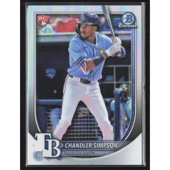 2025 Chrome Chandler Simpson Red Rookie Redemption Refractor