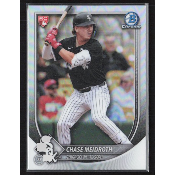 2025 Chrome Chase Meidroth Red Rookie Redemption Refractor