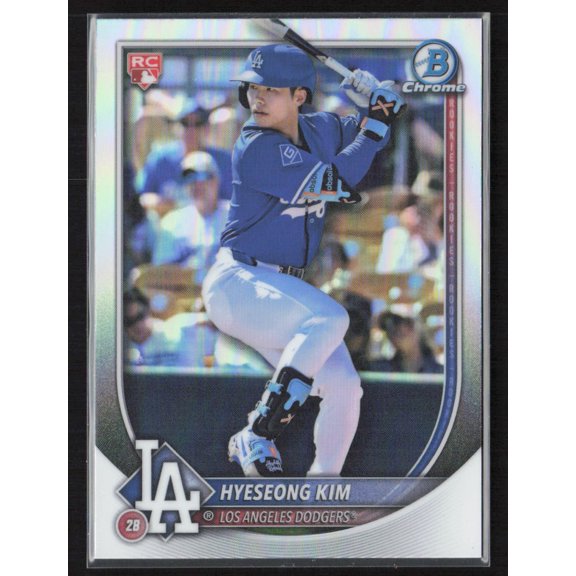 2025 Chrome Hyeseong Kim Red Rookie Redemption Refractor