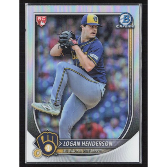 2025 Chrome Logan Henderson Red Rookie Redemption Refractor