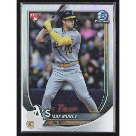 2025 Chrome Max Muncy Red Rookie Redemption Refractor