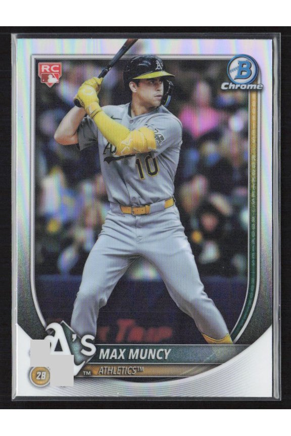 2025 Chrome Max Muncy Red Rookie Redemption Refractor
