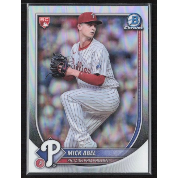 2025 Chrome Mick Abel Red Rookie Redemption Refractor