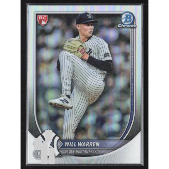 2025 Chrome Will Warren Red Rookie Redemption Refractor