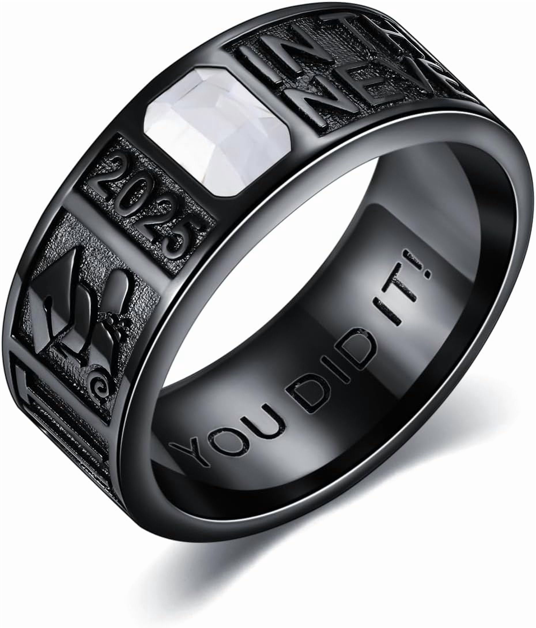 2025 Class Rings for Men High School 925 Sterling Sliver College Rings ...