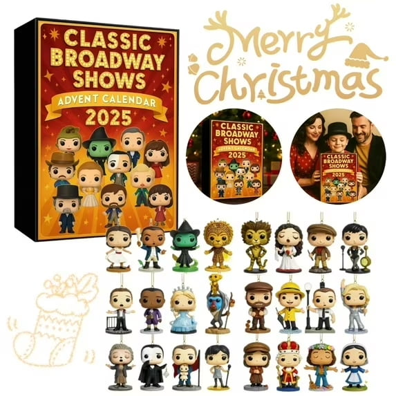 Classic Broadway Shows Adventskalender 2025 | 24 Tage Mit Musicals-Figuren