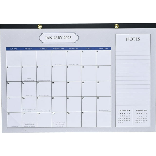 2025 Classic Desk Pad and Wall Calendar (11 X 17) (Other)