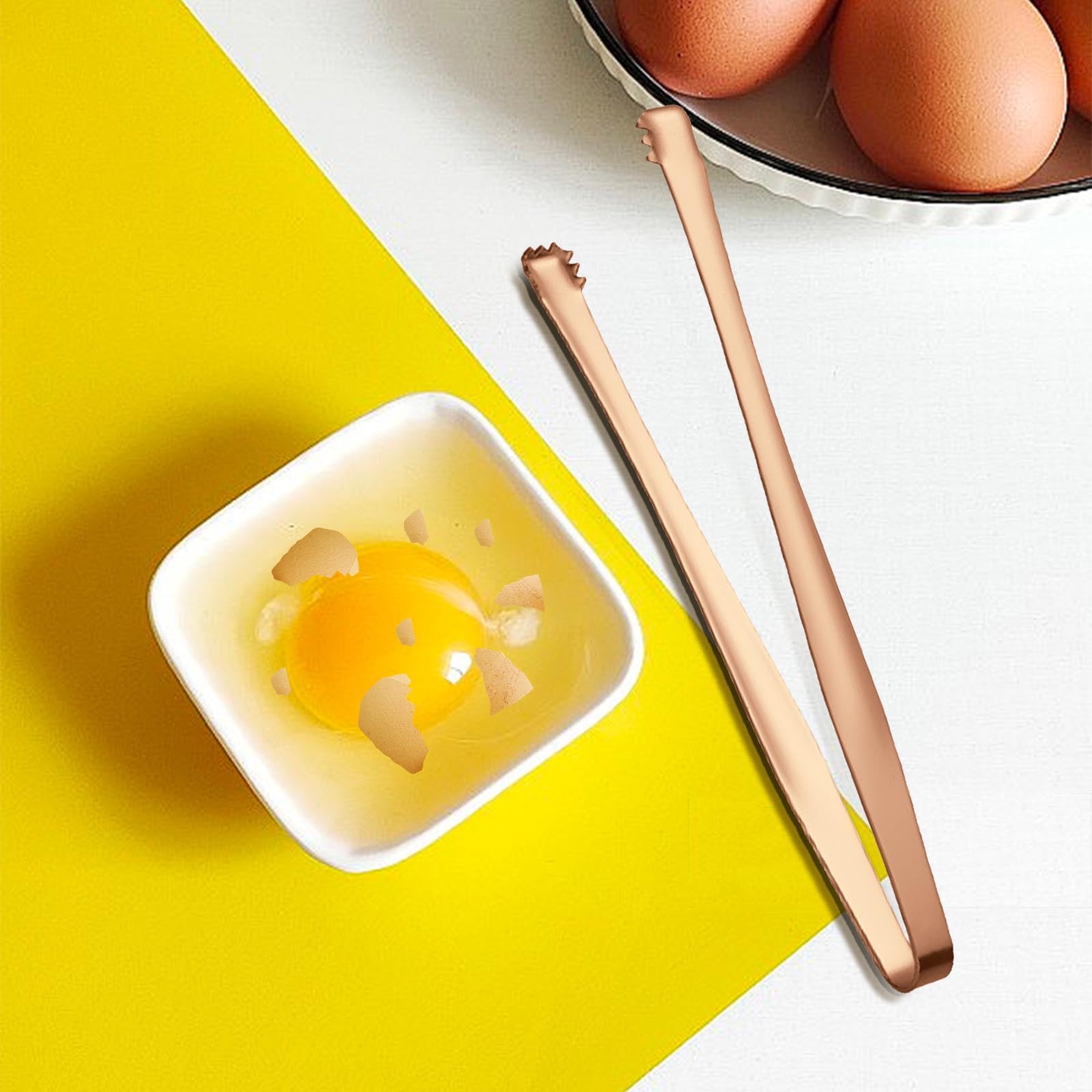Eggs Chalaza Removal Tool Broken Eggshells Removal Tong Ice Tong Sugar Membrane Remover Necessary Kitchen Gadget For Chefs And Bakers