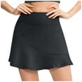 thumbnail image 1 of 2025 Clearance! 50% Off Clear! asdoklhq Womens Plus Size Dresses Clearance,Women Loose Fake Two-piece Anti-peeping Quick-drying Running Fitness Skirt, 1 of 5