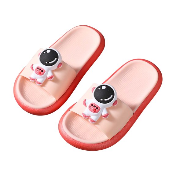 2025 Clearance! Clearance under $5 asdoklhq Girl's Shoes,Children's Shoes Three-dimensional Cartoon Astronaut Non-slip Soft-soled Slippers