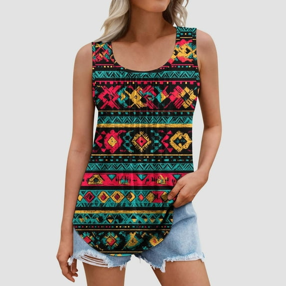 GaThRRgYP Women's Summer Tank Tops,Summer Women Solid Color Round Neck Sleeveless Casual Tee Tank Black XXXXXL