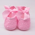 thumbnail image 1 of 2025 Clearance! Clothes under $5 asdoklhq Baby Shoes,Newborn Baby Girl Soft Shoes Soft Soled Non-slip Bowknot Footwear Crib Shoe, 1 of 6