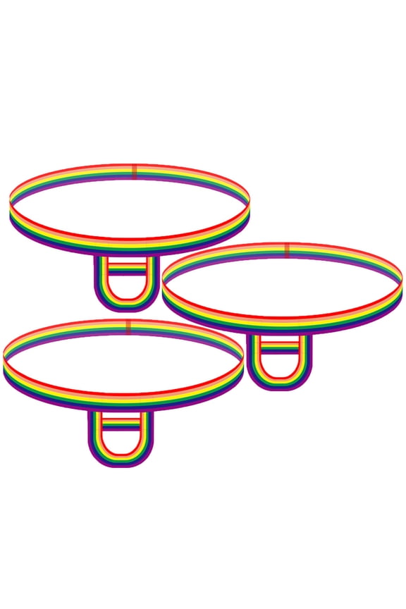 2025 Clearance! Clothes under $5 asdoklhq Underwear for Men,Men's Hot Gay Underwear Rainbow Stripes Elasticity Ring Underwear