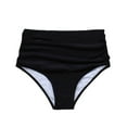 thumbnail image 1 of 2025 Clearance! Clothes under $5 asdoklhq Womens Plus Bikinis,Women High Waisted Bikini Swim Pants Shorts Bottom Swimsuit Swimwear Bathing, 1 of 6
