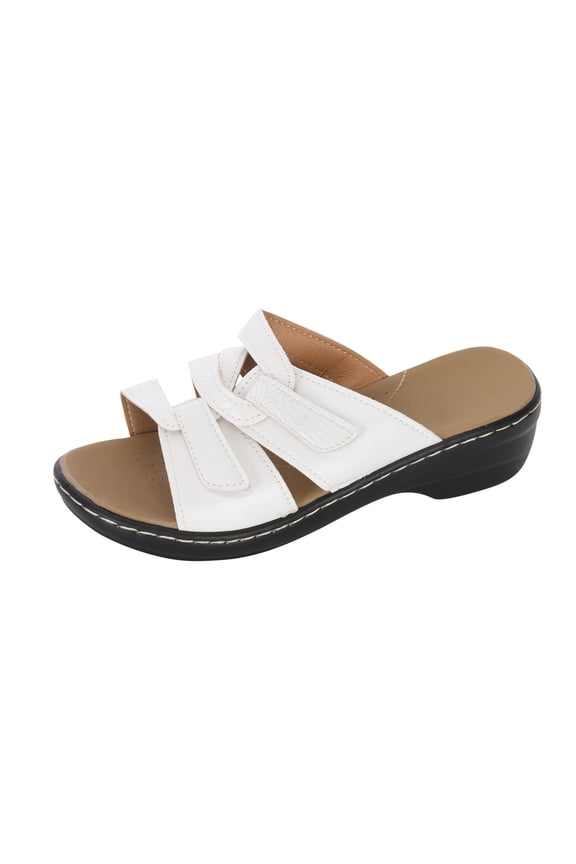 2025 Clearance! Clothes under $5 asdoklhq Womens Shoes Clearance Sale,Summer Ladies Lightweight Slippers Sandals Casual Wedge Heels Women's Shoes