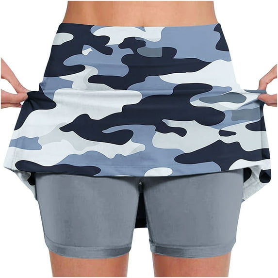 2025 Clearance Items under $5.00 LEBONYARD Womens Shorts Clearance,Women's New Color Mid-waist Skirt Pants Sports Shorts Bottoming Skirt Pants Gray XL