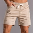 thumbnail image 1 of 2025 Clearance, Men's 5" Bodybuilding Gym Shorts Cotton Jogger Shorts Workout Fitted Drawstring Athletic Sport Shorts with Pockets, 1 of 6