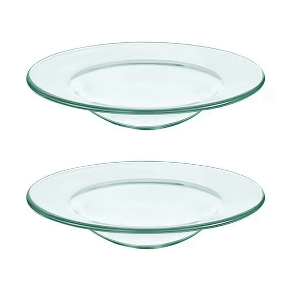 2025 Clearance!! Replacement Oil Warmer Dish Wax Melt Warmer Liner Dish Round Glass Dish Candle Wamer Bowl Plate Wax Tray For Scented Wax Aroma Lamp Lamps Wax Melter W