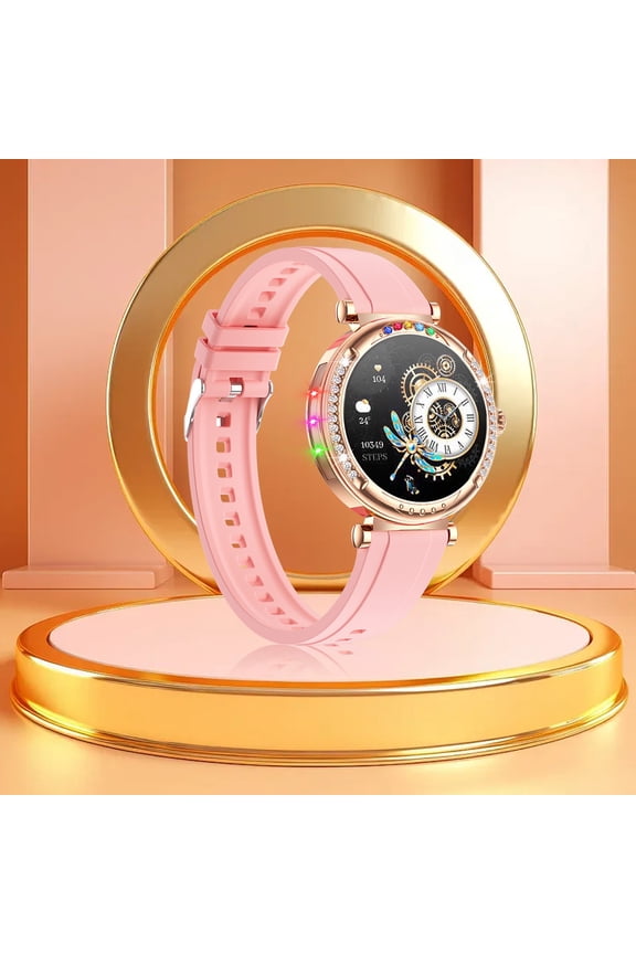 1.27-inch High-definition Screen Bluetooth Call Multi Sport Mode Information Reminder Push Long Battery Life Smartwatch , Pink