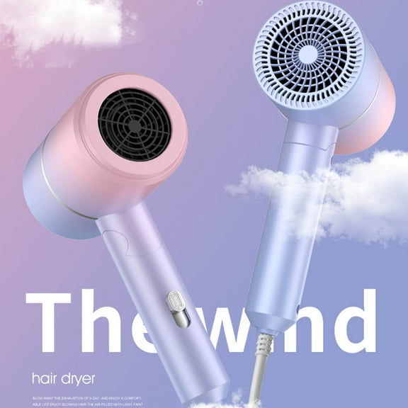 Blue Light Hair Care Gradient Hair Dryer Hair Dryer Household Constant Temperature Cold And Hot Hair Dryer Silent Hair Dryer , Multicolor