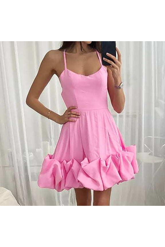 2025, Simple Tulle Short Wedding Dresses for Bride Elegant Spaghetti Straps Tea Length Bridal Shower Dress for Wedding