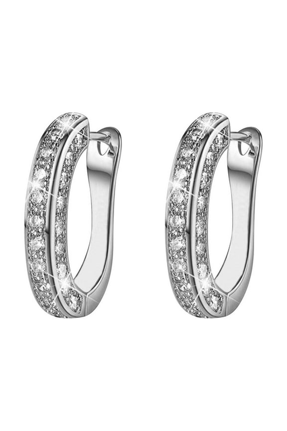 2025 Under 10 Dollars, 925 Sterling Silver Earrings for Women Hoop Earrings Colorful Earrings Birthday Wedding for Her Him Father Mother