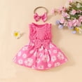 thumbnail image 1 of 2025 Under 10 Dollars, Infant Newborn Baby Girl Romper Dress Fly Sleeve 3D Flower Embroidery Mesh Tulle Tutu Dresses Summer Outfit Clothes, 1 of 4
