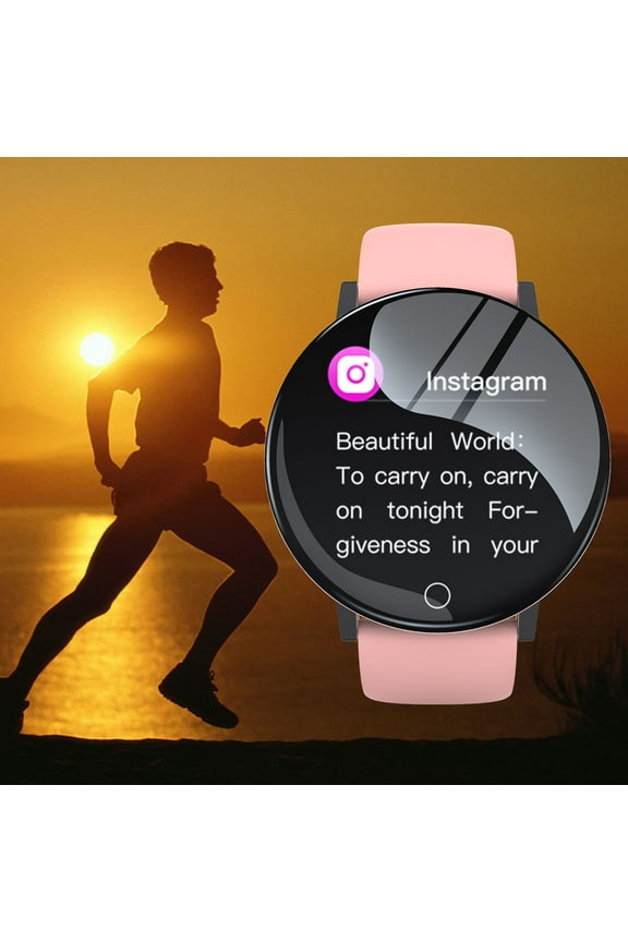 Smart Watch, Fashion Sports Watches Slim Design, for Men Women, Multi-Language, Multiple Online Theme Dials, Fitpro APP, Information Assistant, Waterproof, Various Colors, 1.44 Inch Screen