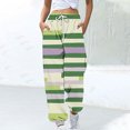 thumbnail image 1 of 2025, Women's Loose Casual Printed Pocket Drawstring Trousers, 1 of 5