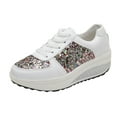 thumbnail image 1 of 2025 Clearance! asdoklhq Sneakers for Women,New Sequined Women's Shoes Foreign Trade Plus Size Fashion Sports Casual Shoes, 1 of 9