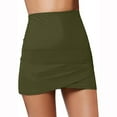 thumbnail image 1 of 2025 Clearance! asdoklhq Womens Plus Swimsuit Bottoms,Women Bikini Bottom Tankini Swim Skirt Short Hulip Hem Beach Skrit, 1 of 4